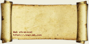 Anđela Odalović vizit kartica